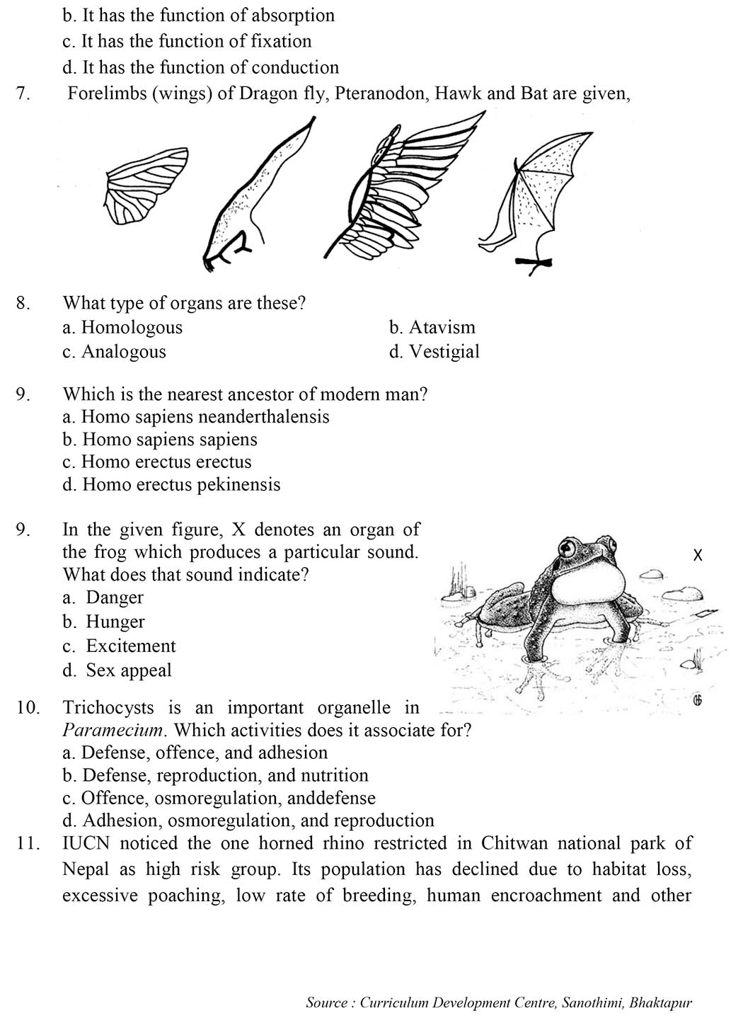 Class 11 Biology Model Question - Page 2