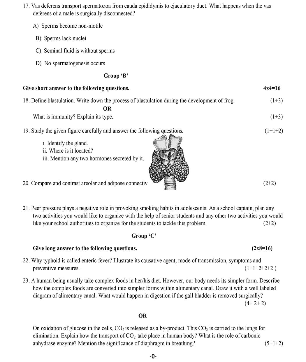 Class 12 Biology Model Question 2082 - Page 4