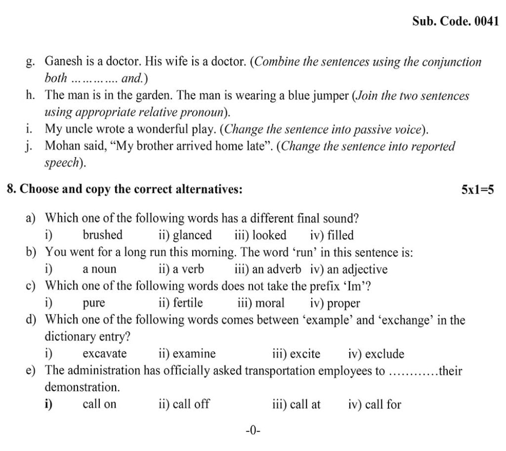 Class 12 English Model Question 2082 - Page 5
