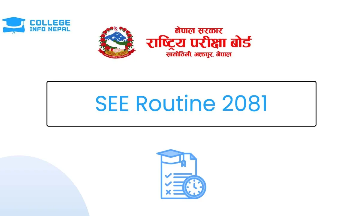 SEE Routine 2082 – National Examinations Board (NEB)